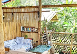 New Bamboo Chalets. Private rooms at hostel prices. Close to beach and town.