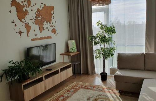 Northern District Apartment | Уютная квартира студия в новом проекте в Риге