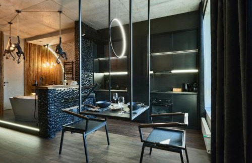 Kyiv Apartment | ЧЕРНАЯ СКАЛА - 50 м2 улица Жилянская 68 метро Олимпийская - новый дом