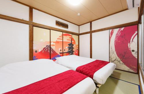 Yachiyo Apartment | 成田空港直通,駅徒歩11分,浅草直通,58平米,最大10名,和風貸切,日本文化体験,桜,花見,浮世絵