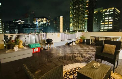 Higashigotanda Apartment | 蘭園 Village Gotanda 屋上ガーデンテラス付き