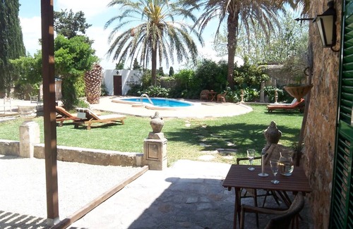 Sencelles Apartment | 1.5 Room Studio in historic manor house with pool and garden