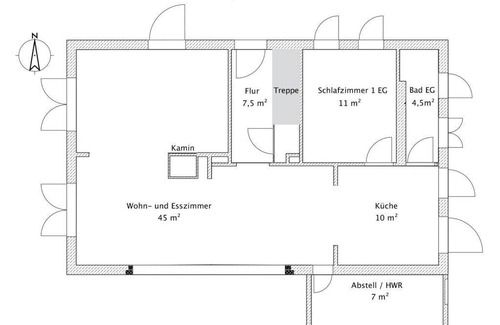 Poppenbull Apartment | 140 m² Apartment ∙ 4 bedrooms ∙ 8 guests