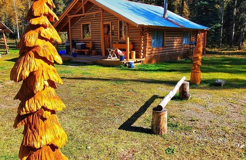 Dease Lake Cabin | 16 Mile Cabins Family Log Cabin. Off Grid Wilderness Getaway!