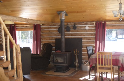 Dease Lake Cabin | 16 Mile Cabins Family Log Cabin. Off Grid Wilderness Getaway!
