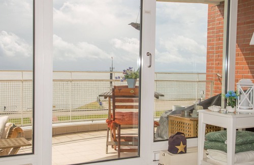 Innenhafen Apartment | 189 Apartment Meerzeit - Meerzeit Apartment mit Südbalkon und Meerblick