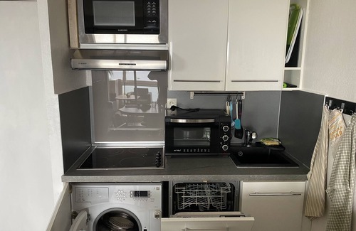 Theoule-Superieur Apartment | 2 P PANORAMIC SEA VIEW, SWIMMING POOL * classified 3-star furnished tourist accommodation + Garage