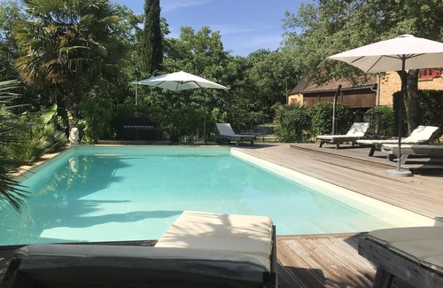 Grolejac House | 2 pools, private spa, jacuzzi, sauna. 3 lovely, restored 18th C. Houses.