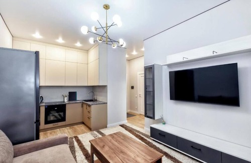 Nur-Sultan Apartment | 2-room apartment overlooking the embankment, residential complex Abay Zholy