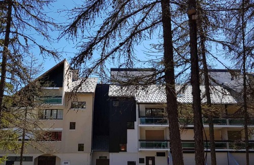 La Joue du Loup Apartment | 20m from ski slopes, 1st floor, view ski slopes, balcony, tv, ski locker, 18m², La Joue du Loup