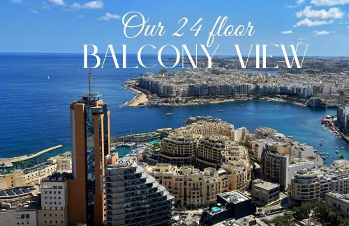 Paceville Apartment | 24th Floor Sea View Apart-Hotel in Mercury Tower St Julians