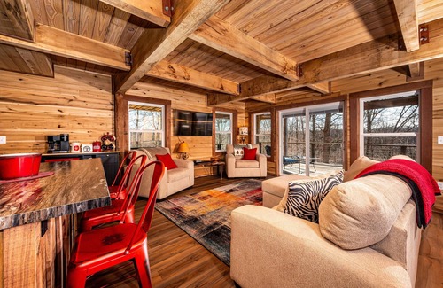 Gnaw Bone House | 2BR, 1BA HAND BUILT MOUNTAIN TOP TREE HOUSE with Hot tub