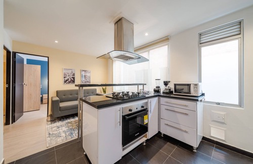 Financial District Apartment | 2BR Magnificent Apartment in Chapinero Alto with Laundry Facilities