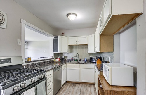 Airport Township House | 2BR Retreat with Fire Pit Close To Downtown STL