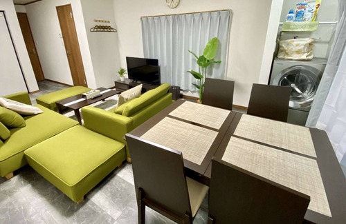 Shinkoiwa Apartment | 2min JR on foot/17Pax/3BR/Spacious living room