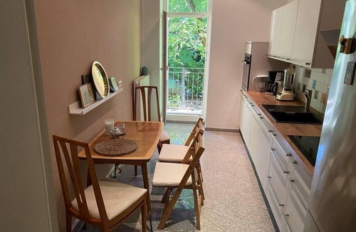 Suedvorstadt Apartment | 3-Zi Wohnung für 5 Pers., Balkon, Hunde willkommen