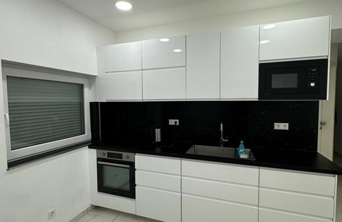 Busenbach Apartment | 3-ZKB 75" SAT-TV Kitchen Parking space for 6 guests