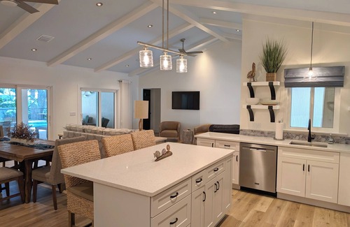 Wabasso Beach Villa | 3BR/2BA, Heated Pool - Walk to Beach