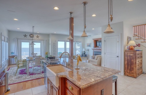 Prime Hook Beach House | 3BR/4BA Beach Front Property with Spectacular Water Views from Every Room!