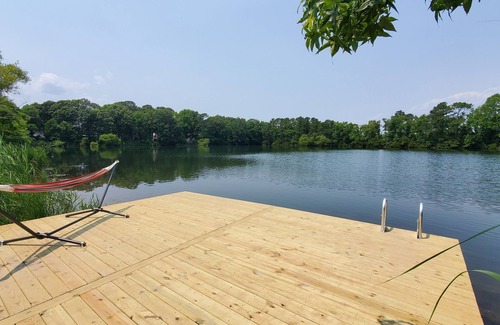 Portsmouth House | 3D Theater plus Dock on Small Lake
