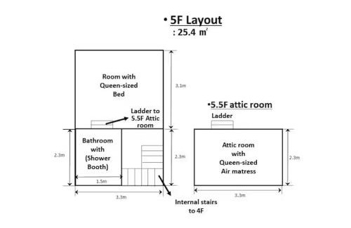 Daeheung-dong Apartment | 3R+2Baths/Ewha/Sogang/near Shinchon & Hongdae