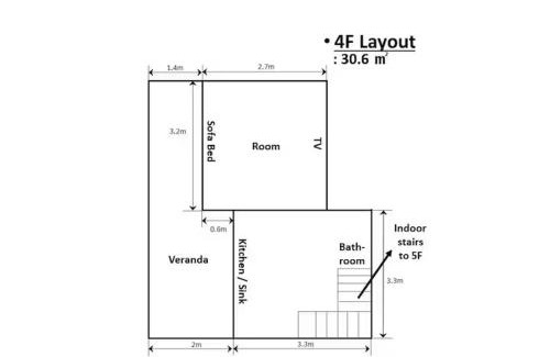 Daeheung-dong Apartment | 3R+2Baths/Ewha/Sogang/near Shinchon & Hongdae