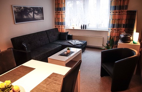 Olbersdorf Apartment | 5 minutes to Lake Olbersdorf, vacation apartment with fireplace