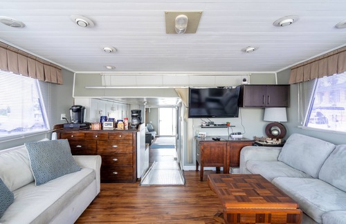 Punta Gorda Boat Rental | 65' Houseboat Motor Yacht on 165' Private Canal support InclusiveInc.org