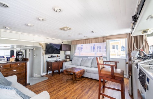 Punta Gorda Boat Rental | 65' Houseboat Motor Yacht on 165' Private Canal support InclusiveInc.org