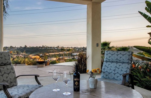 Carlsbad House | 7BR Carlsbad Estate with Pool, Firepit & Views