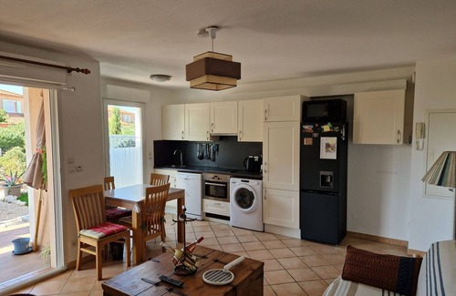 Le Barcares Apartment | A 5 mn de la mer ! Appartement T2 au Calme en Rez-de-jardin Terrasse et Piscine