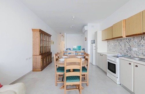 Għadira Apartment | A bright seafront apartment 🌅 with stunning Mellieħa Bay views, Maltese charm 🇲🇹, and spacious terraces made for sunset moments 🌊