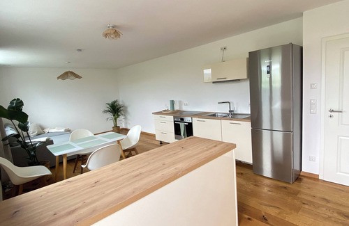 Peiting Apartment | A cozy oasis in the foothills of the Alps. Beautiful bright apartment with 4 sleeping places.