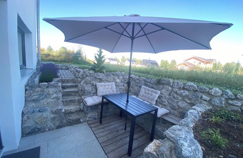 Peiting Apartment | A cozy oasis in the foothills of the Alps. Beautiful bright apartment with 4 sleeping places.