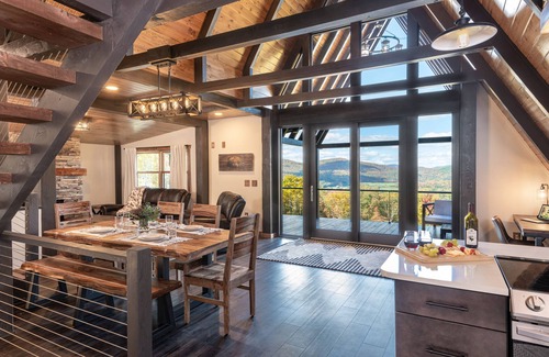 Jeffersonville Ski Chalet | A Frame on the Ridge near Smuggler's Notch