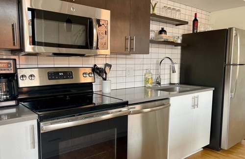 Old Market Apartment | A historic 900 square foot Atrium loft in the heart of the Old Market