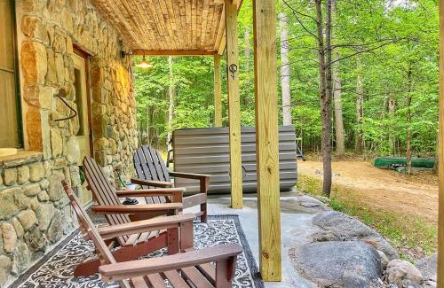 Jay House | Adirondack Mountain Cabin with Hot Tub, Near Whiteface, Lake Placid, Fire Pit, Game Rm