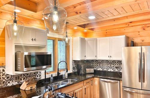 Jay House | Adirondack Mountain Cabin with Hot Tub, Near Whiteface, Lake Placid, Fire Pit, Game Rm
