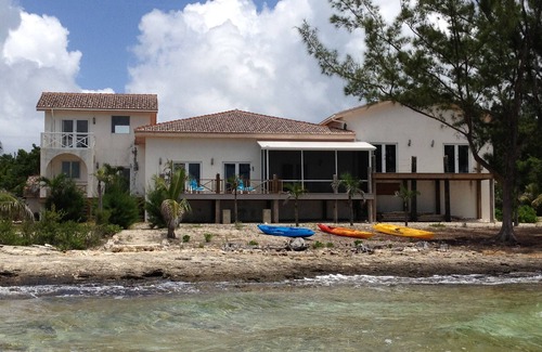 South Palmetto Point Villa | Affordable, Huge, Ocean front Villa with Spectacular Sunsets