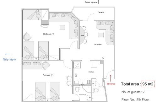 Al Duqqi Apartment | Ahmed El Badawy Nile Front