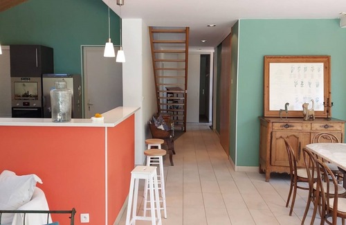 Saint-Maurice-de-Gourdans Villa | Air-conditioned villa with swimming pool in quiet village center with all amenities