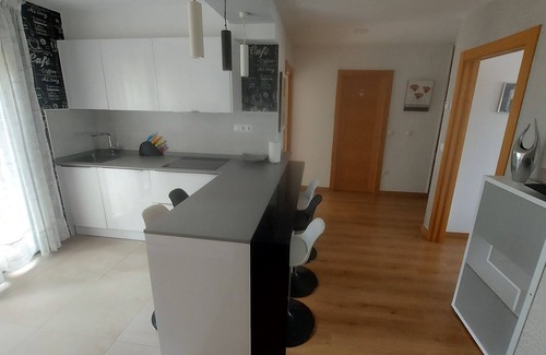 Suances Apartment | Alojamientos Marte: apartment right on the beach