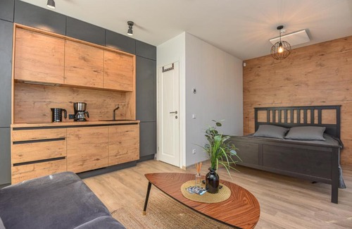 Palanga Apartment | AMBER sea studio su terasa ir baseinu Kunigiškiuose