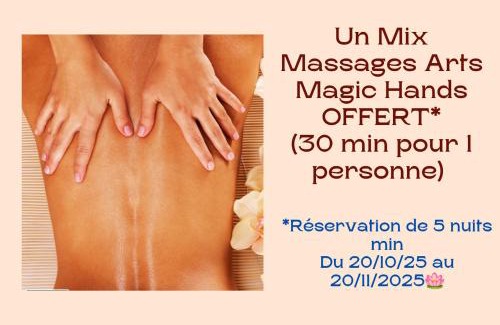 Villemoustaussou House | AMOUR - Gîte Luxe 4 étoiles -Douce Harmonie Massages & SPA 5 places -Cocon Discret Insolite sans vis à vis en toute sérénité - 5 min Carcassonne
