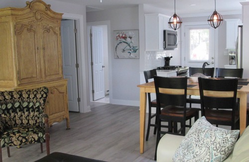 Lebanon House | Amston Lake waterfront home, aluminum boat with electric motor provided