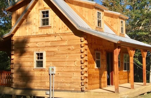 Fort Gay Cabin | An Outdoor Luxury Cabin Adventure "The Hampton"Amish-Built Log Cabin