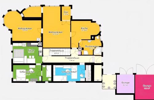 Gruenhain-Beierfeld Apartment | ansimali 1- Gemütliche FeWo mit Küche und Gartenblick in Grünhain-Beierfeld für Tierfreunde und Radliebhaber