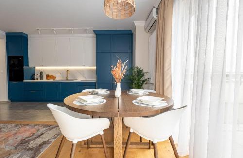 Kudowa Zdroj Apartment | Apartament Szafirowy 40 - z dużym tarasem