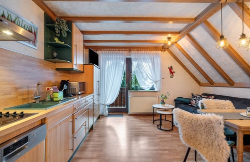 Bad Rippoldsau-Schapbach Apartment | Apartment '6' with Mountain View, Shared Terrace and Wi-Fi