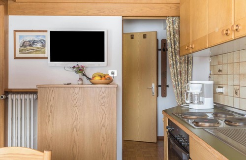 Selva di Val Gardena Apartment | Apartment “Kleine Gartenwohnung Haus Forelle” on the Slopes with Mountain View